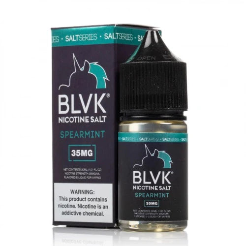 BLVK Unicorn Nicotine Salt - Spearmint - INDIAN VAPE GARAGE