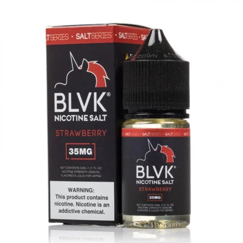 BLVK Unicorn Nicotine Salt - Strawberry - INDIAN VAPE GARAGE