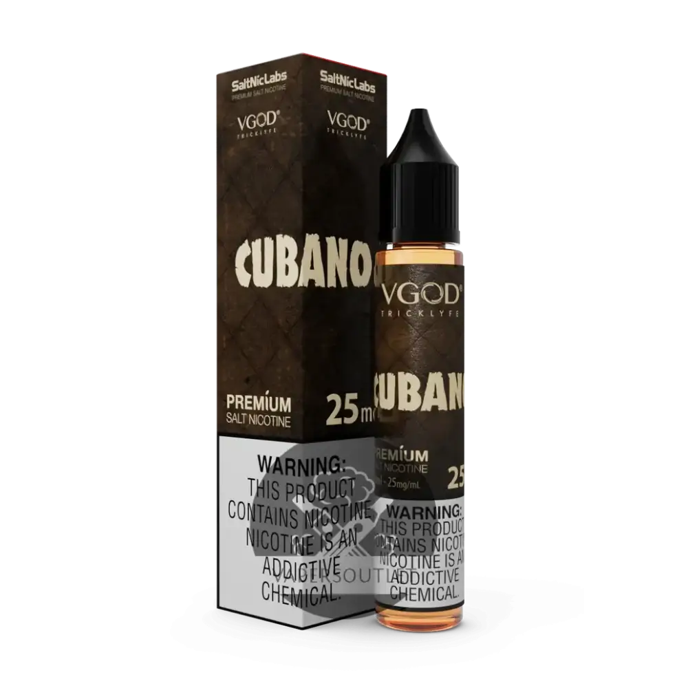 Cubano - VGOD SaltNic | 30ML Vape Juice | 25MG,50MG - INDIAN VAPE GARAGE