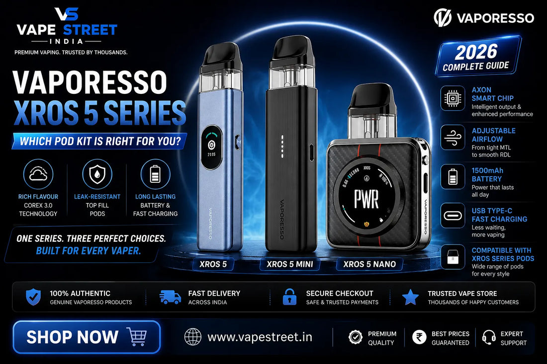 Vaporesso XROS 5 Series in India (2026): Which Pod Kit Is Right for You?