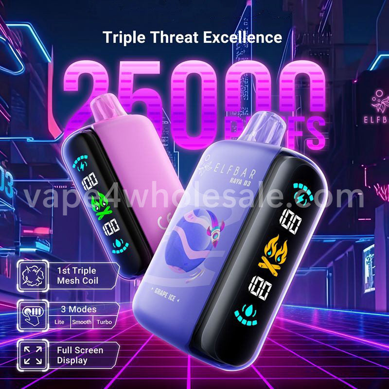 Elfbar Raya D3 25000 puffs Disposable Vape