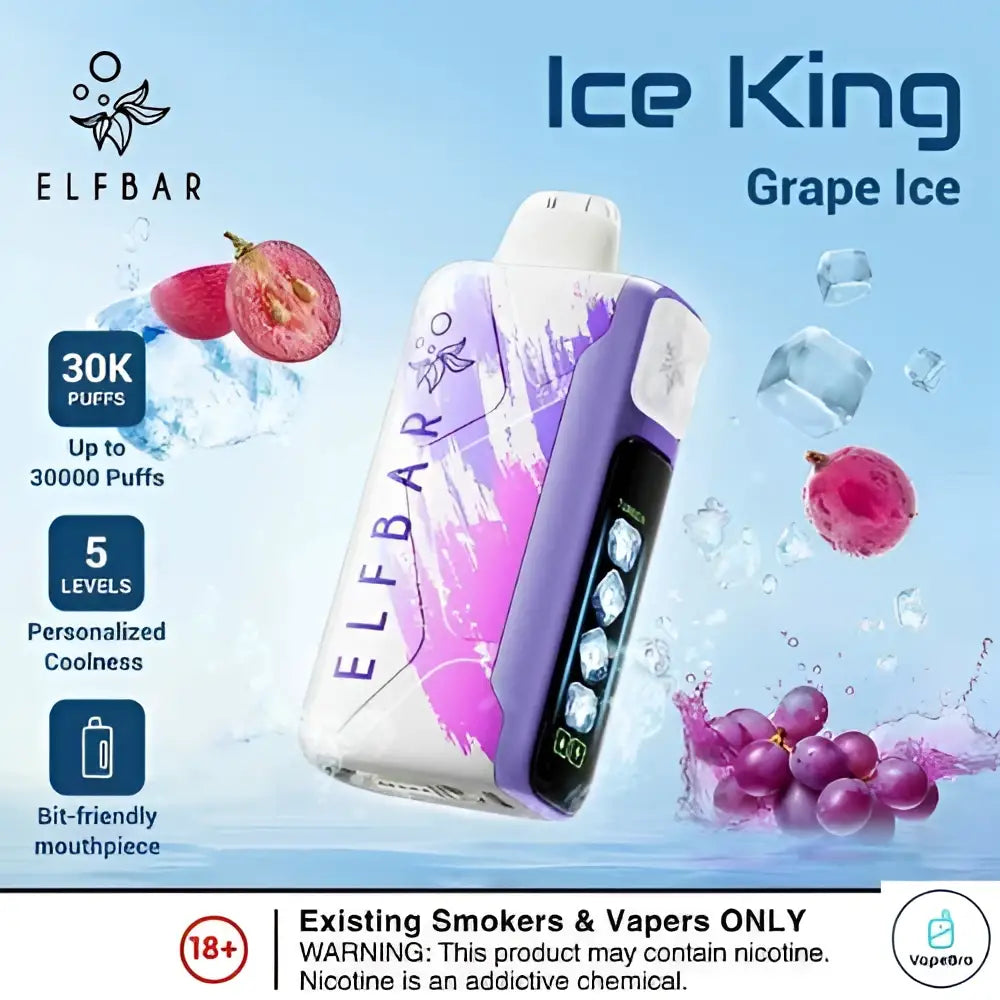 Elf Bar Ice King 30000 Puffs Electronic Vape Online India - INDIAN VAPE GARAGE