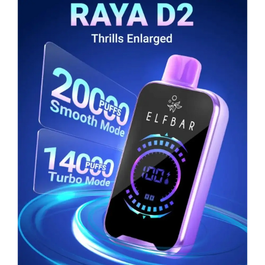 Elf Bar Raya D2 – 20,000 Puffs INDAIN VAPE GARAGE - INDIAN VAPE GARAGE
