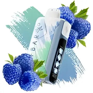 Gray and white elf bar ice king disposable vape with sleek modern design and five circular buttons on the front