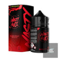 IVG Nasty Bad Blood Blackcurrant Mint Freebase E-Liquid for vapes, featuring blackcurrant and mint flavor in 3mg/6mg nicotine strength