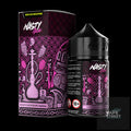 IVG Nasty Shisha Grape Raspberry Freebase E-Liquid 3mg/6mg for vaping, shown in a bottle with label details.