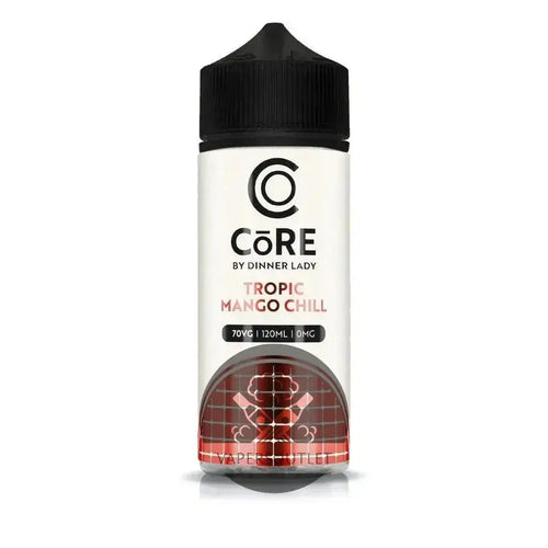 IVG Core Dinner Lady Tropic Mango Chill vape juice 120ml freebase e-liquid in 3mg or 6mg nicotine for vaping.