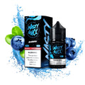 IVG Nasty Juice Blueberry Nic Salt vape juice in 30ml bottle, available in 35MG and 50MG nicotine strengths.