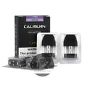 IVG Uwell Caliburn replacement refillable pods for vape devices, shown in the image with clear pod design and branding.