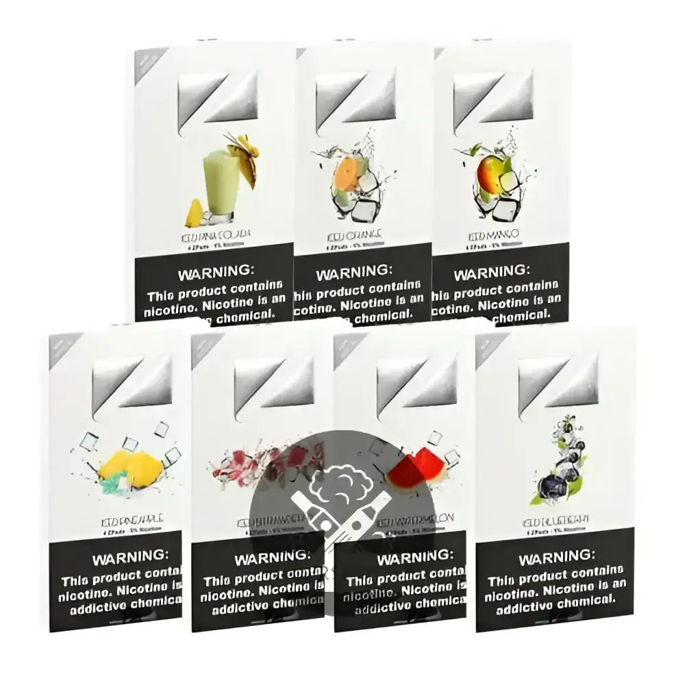 IVG ZIIP Pods with 5% nicotine, JUUL compatible pre-filled vape pods, shown in sleek design for vaping in India