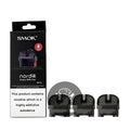 Black smok nord 4 replacement pods rpm empty cartridges in packaging shown with three units for vape street India