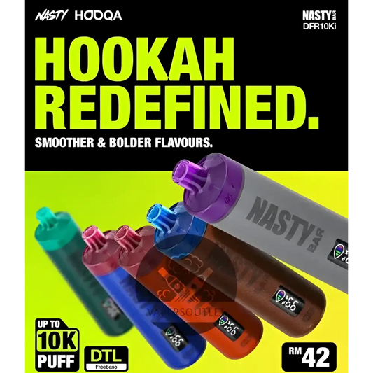 Nasty Hooqa 10000 Rechargeable Disposable Vape India - INDIAN VAPE GARAGE