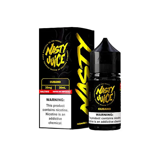 Nasty Juice Cubano Nic Salt 30ml – Cuban Tobacco Vape Juice | Vape Street India