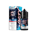 Nasty Juice super cool peach ice 30ml e-liquid in sleek black bottle with blue and pink icy design and matching box