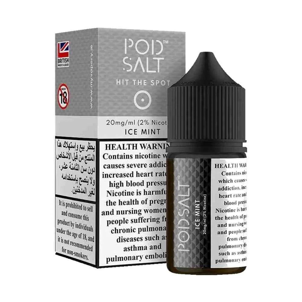 Pod Salt Ice Mint 30ml Nic Salt 20mg UK Made