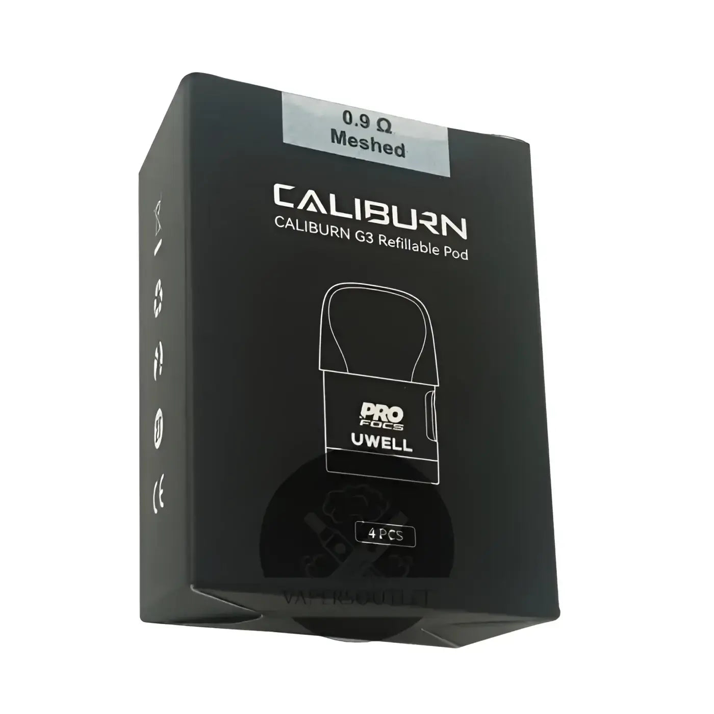 IVG Caliburn G3 replacement pods for refillable vape device, designed for Uwell Caliburn G3 e-cigarette, shown in image.
