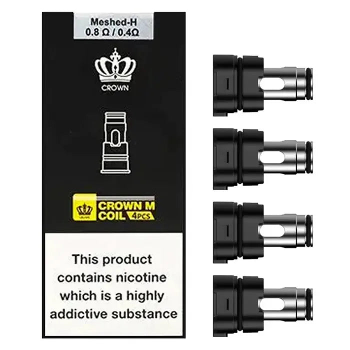 Uwell Crown M Meshed-H Replacement Coils 0.8Ω 0.4Ω 4 Pack
