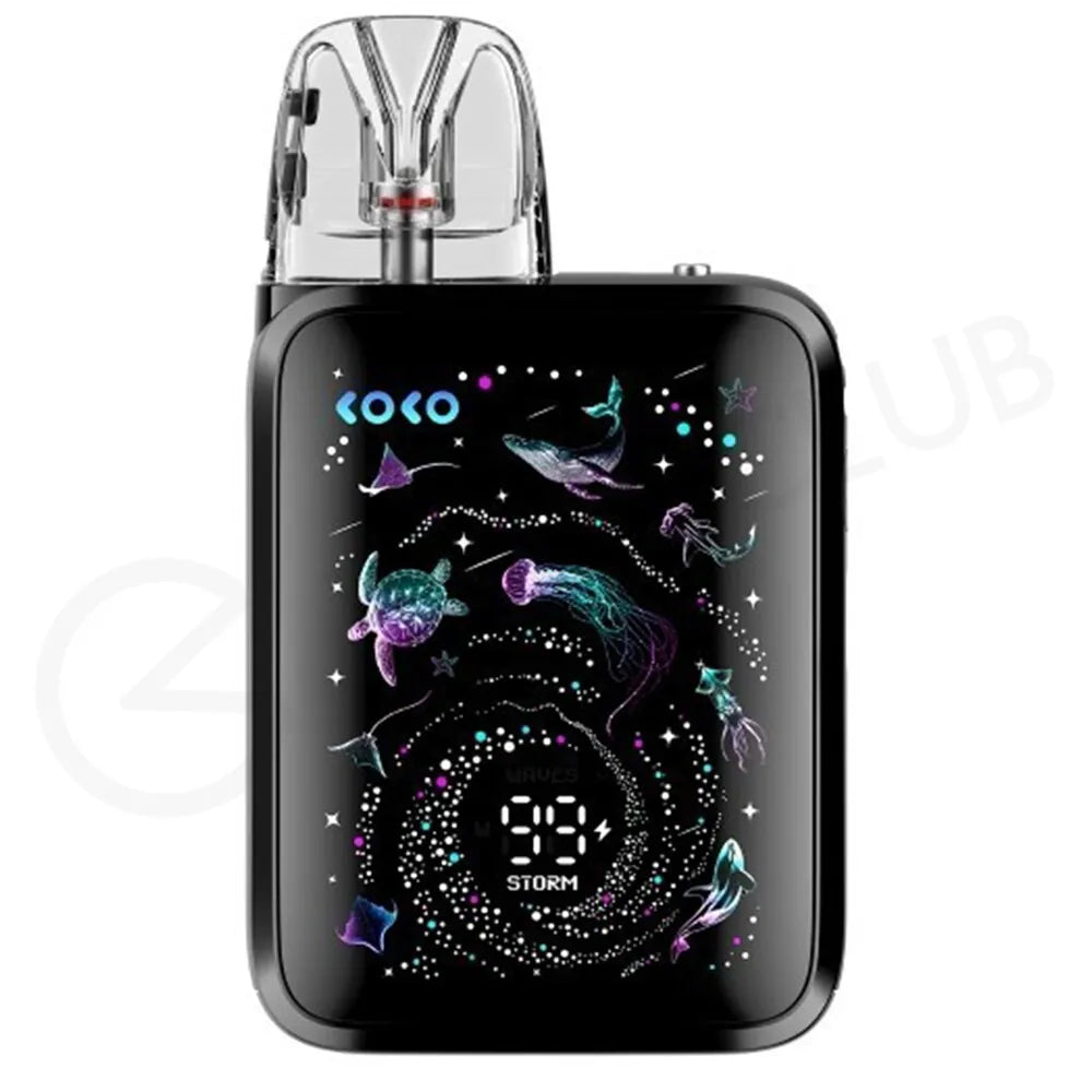 IVG Uwell Caliburn G5 KOKO Pod Kit in black, compact vaping device with sleek design, ideal for easy vaping experiences.