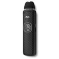 IVG Uwell Caliburn G5 Pod Kit in black carbon finish, compact vape device with sleek design and easy-to-use features.