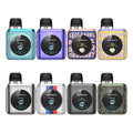 IVG Vaporesso XROS 4 Nano Pod Kit in various colors, compact vape device with replaceable pods and sleek design.