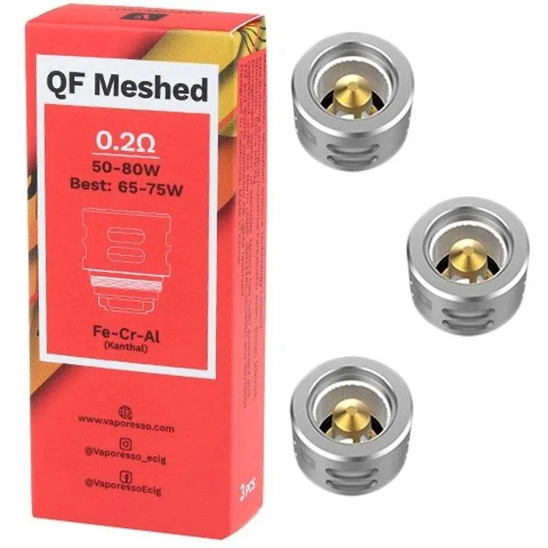 Vaporesso QF Meshed 0.2Ω Kanthal Replacement Coils 3 Pack
