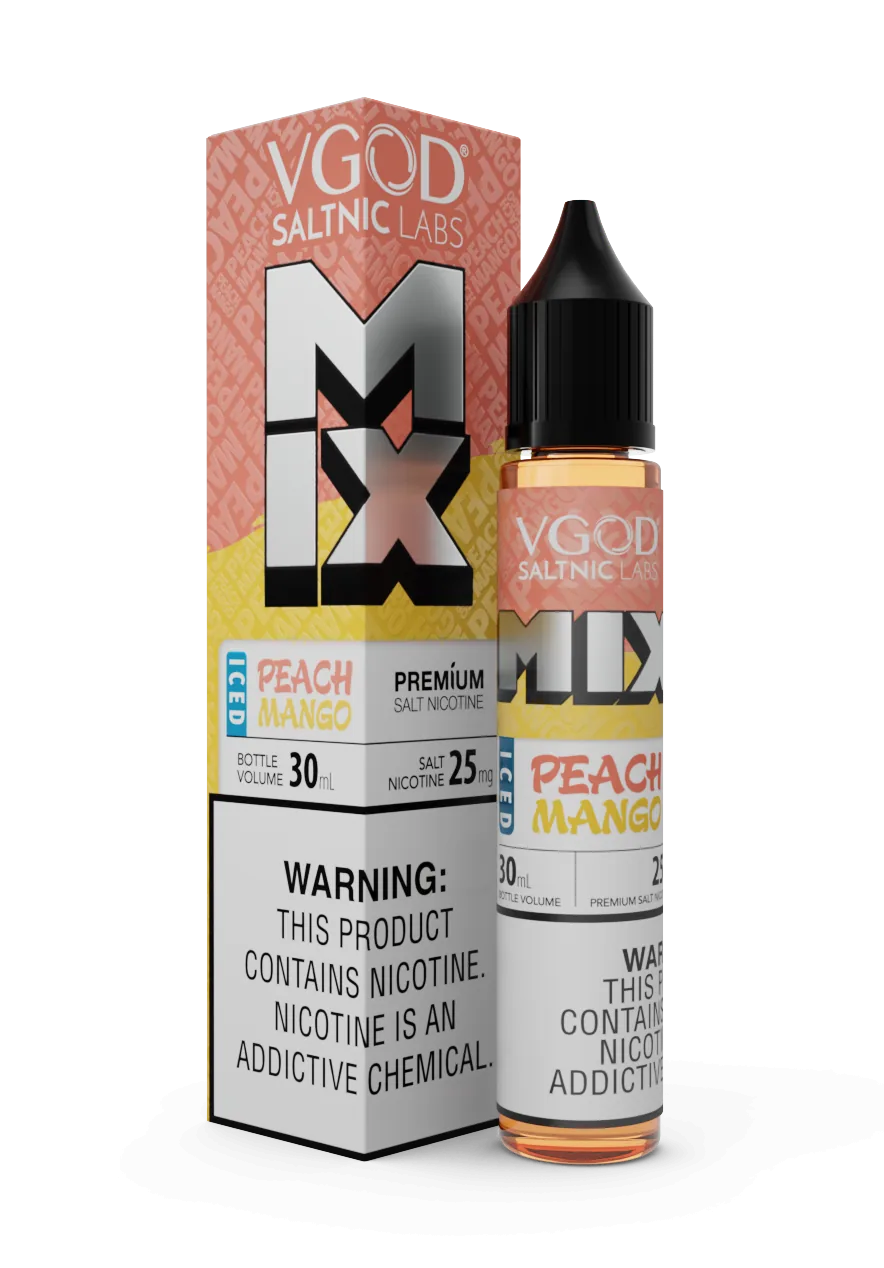 VGOD SaltNic Labs MIX Iced Peach Mango 30ML 25MG Nic Salt