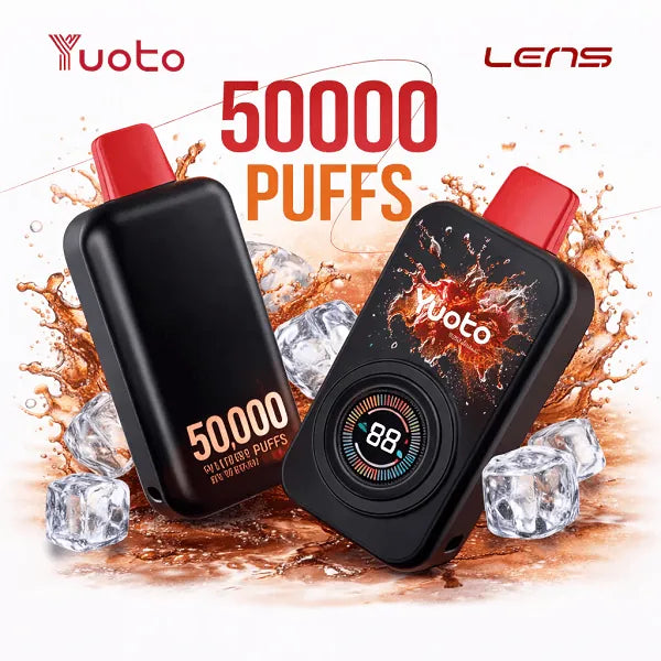 Yuoto Lens 50000 Puffs Disposable Vape | 50MG Nicotine | Rechargeable Vape | Vape Street India