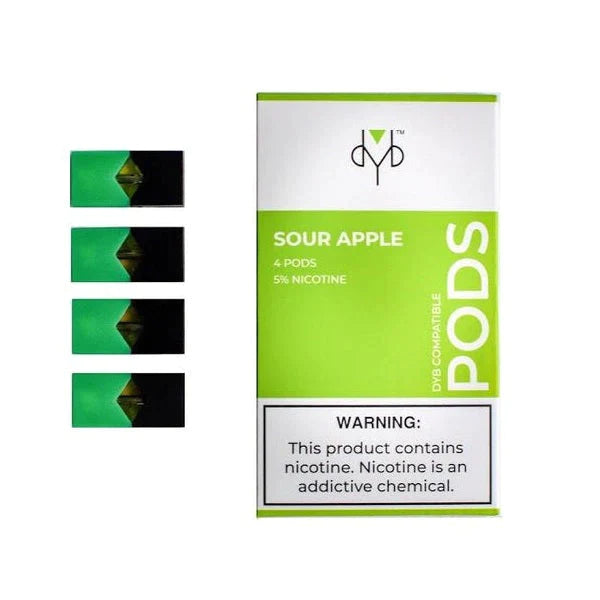 DYB Compatible Pods Sour Apple 5%