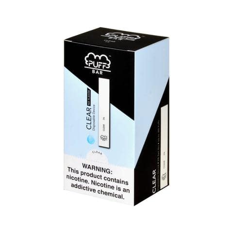 Puff Bar Disposable Device Clear
