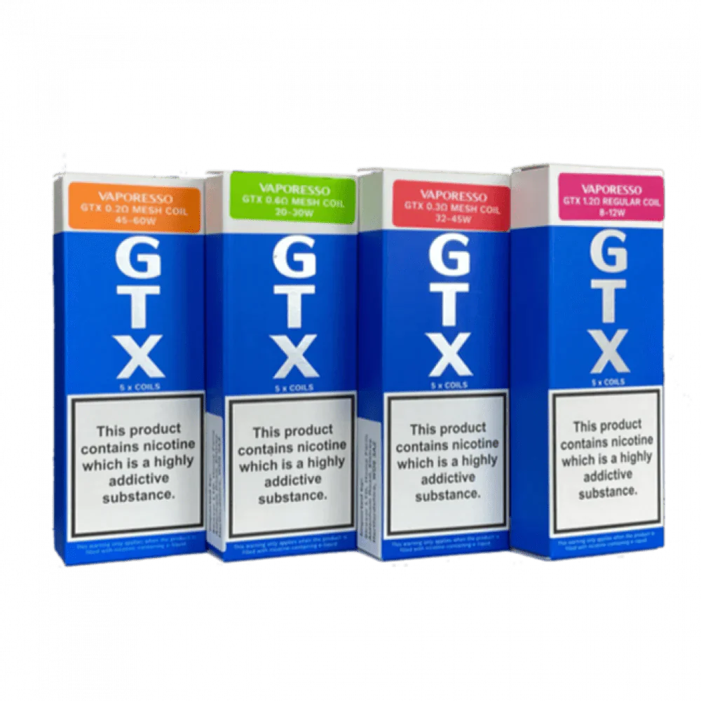 Vaporesso GTX Replacement Coil Series (5-Pack)