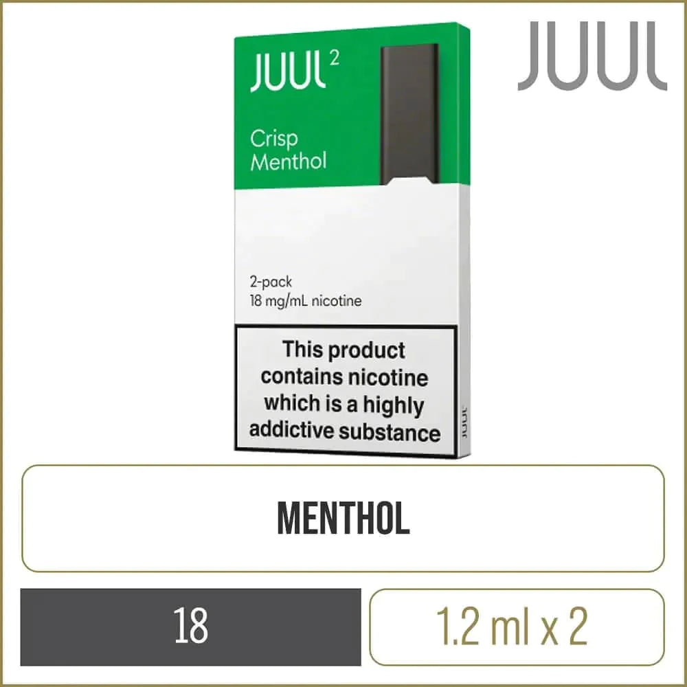 JUUL2 Crisp Menthol Pods (2 Pods)