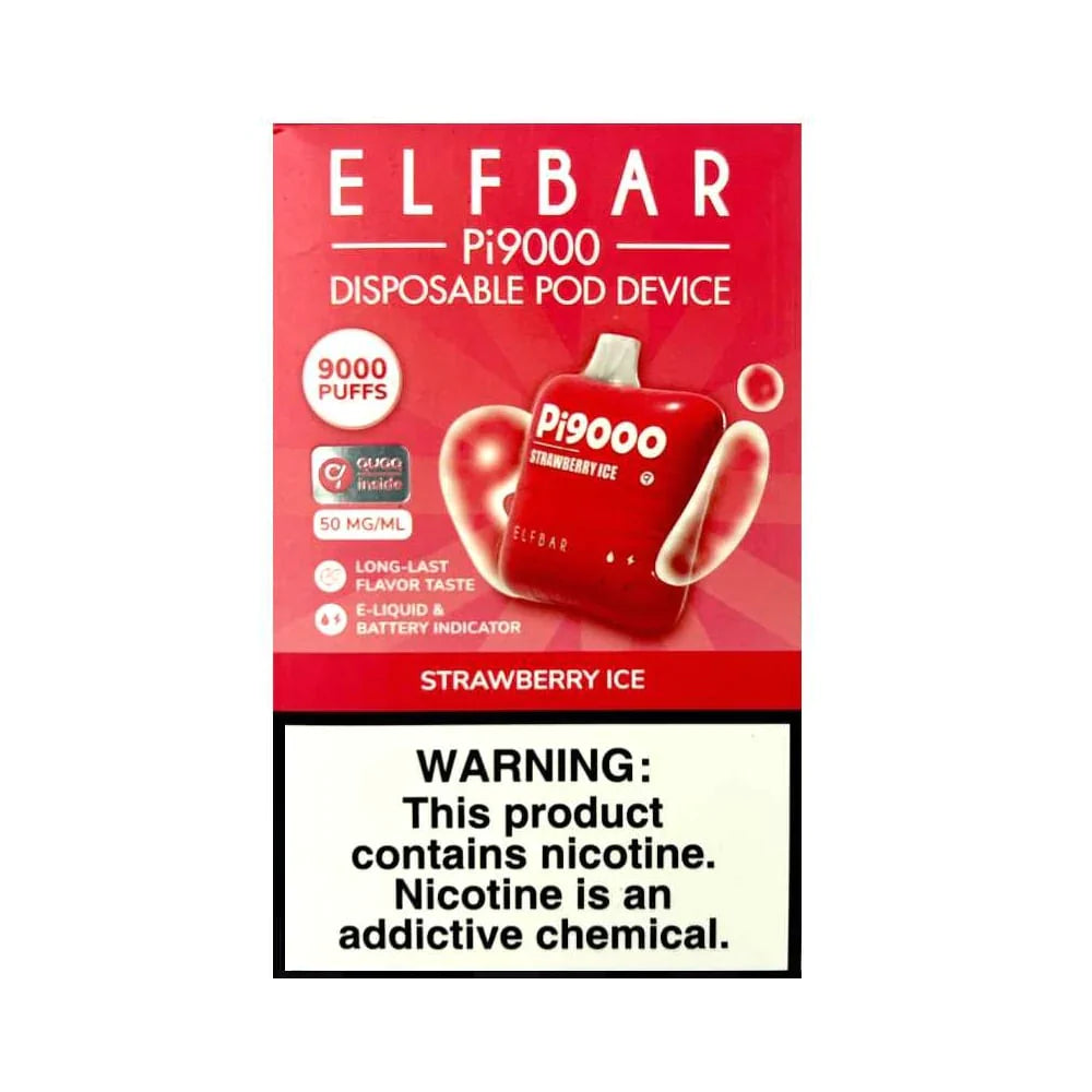 ELF BAR Pi9000 - Strawberry Ice (9000 Puffs)