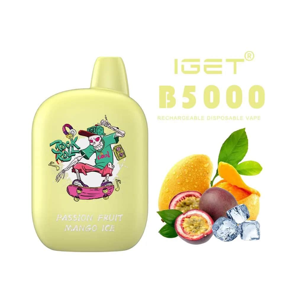 IGET B5000 - Passion Fruit Mango Ice (5000 Puffs)